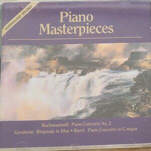 Music CD - Piano Masterpieces: Rachmaninoff, Gershwin, Ravel